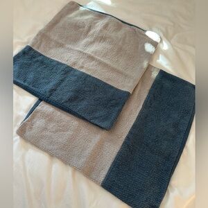 Casper Blue and Gray Throw Pillows